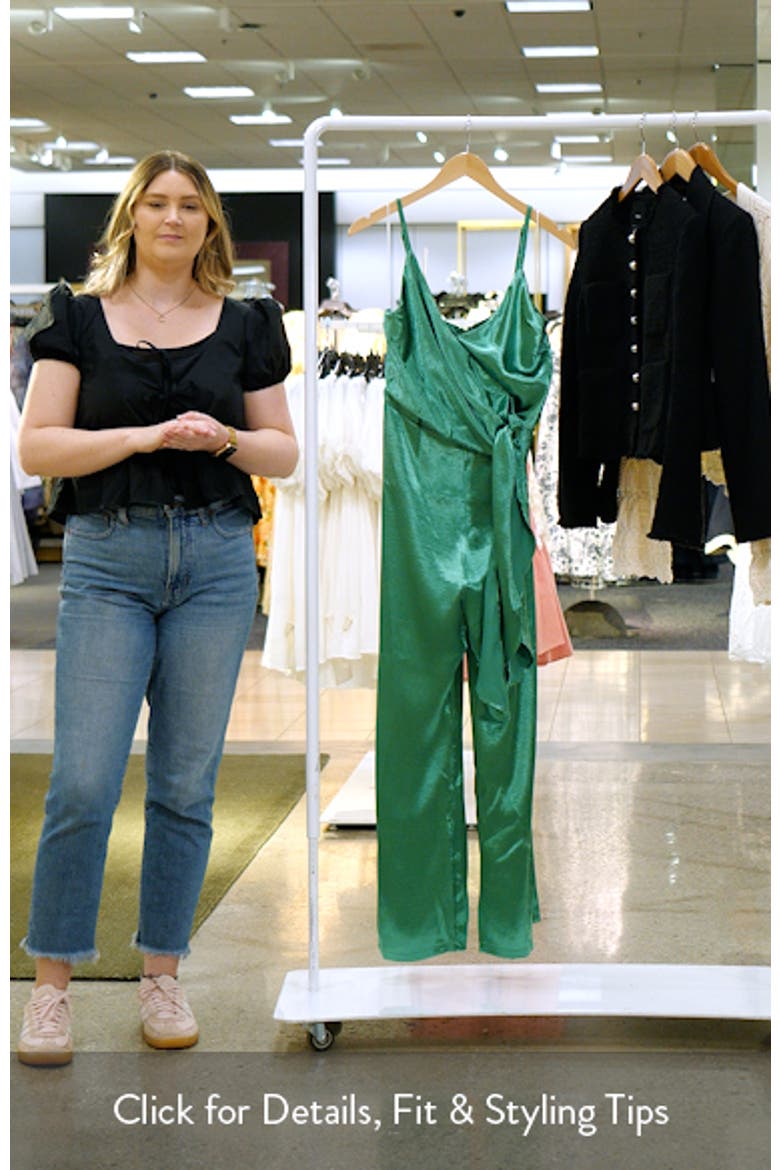 Jessica Satin Jumpsuit video