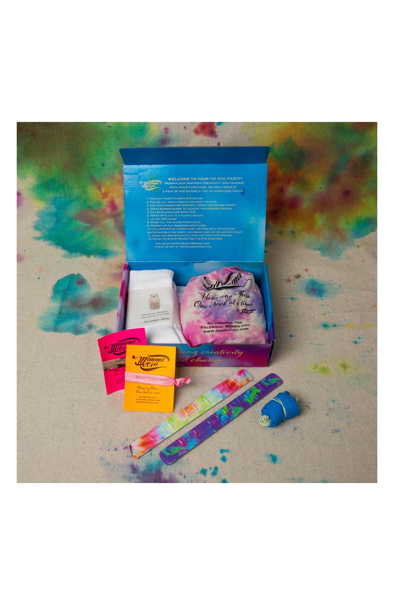 Momma Osa Kids' Royal Rainbow Tie Dye Activity Kit, Alternate, color,