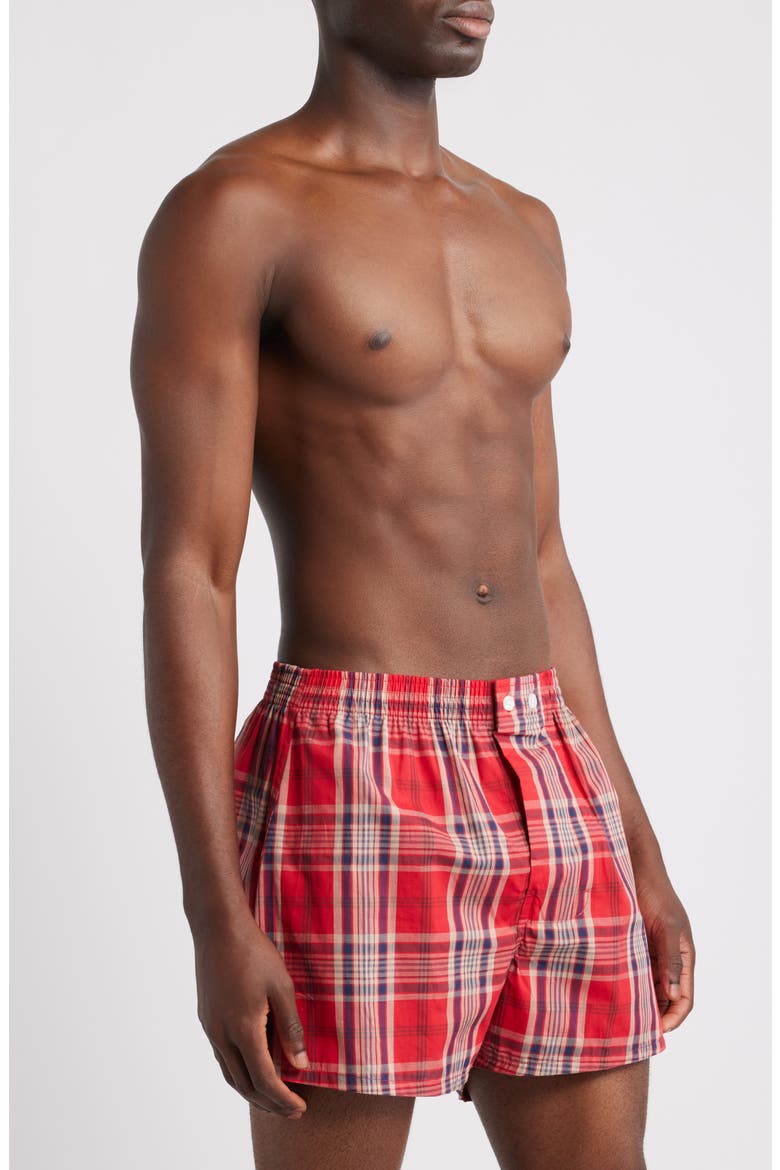 3-Pack Classic Fit Boxers, Alternate, color, RED DAWSON PLAID MULTI