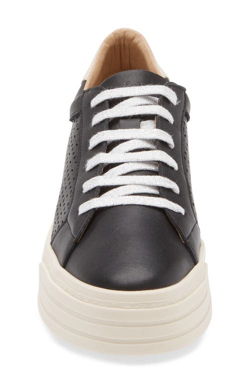 Bos. & Co. Lotta Platform Sneaker In Black/pearl