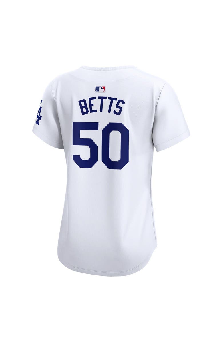 Nike Women's Nike Mookie Betts White Los Angeles Dodgers Home Limited Player Jersey, Alternate, color, 