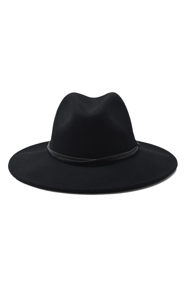 NOAKE Twist Band Wool Panama Hat, Alternate, color, 