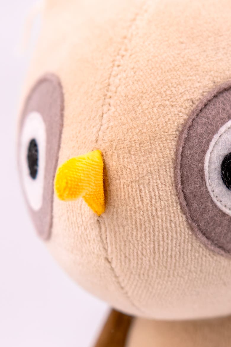 Ida, the owl stuffed animal, Alternate, color, Beige