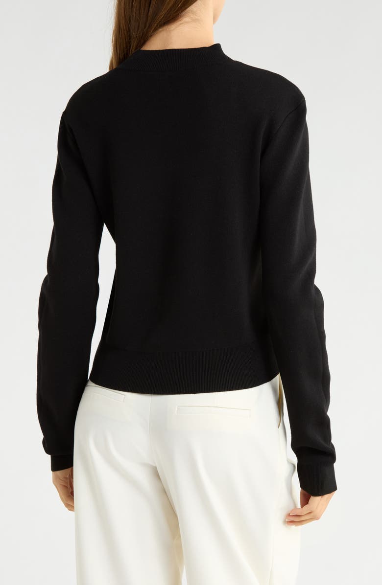 Favorite Daughter The Whitney Mock Neck Sweater, Alternate, color, Black