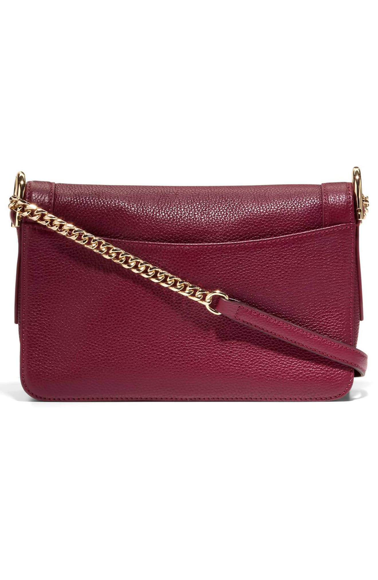 Cole Haan Daniella Leather Chain Shoulder Bag, Alternate, color, 