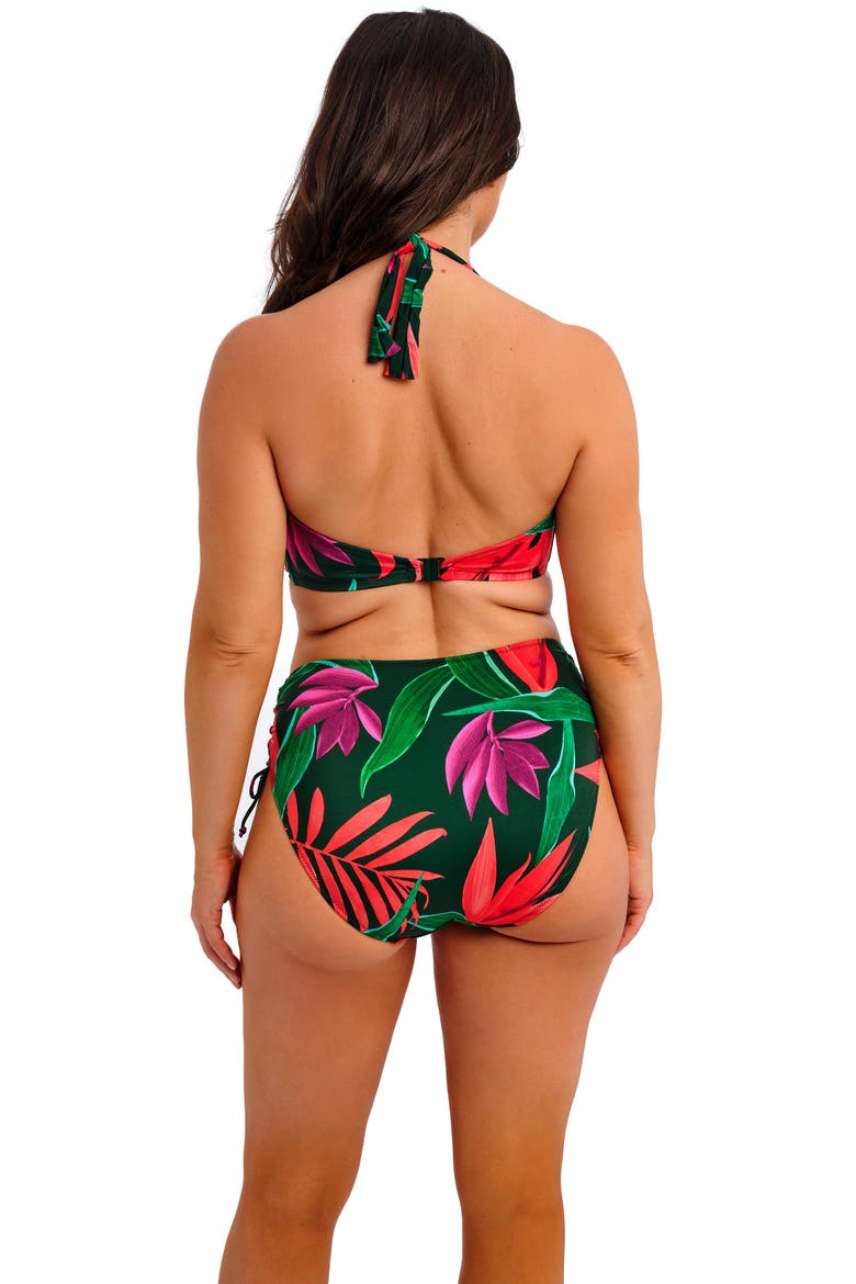 Pichola High Waist Bikini Bottoms, Alternate, color, MANGROVE