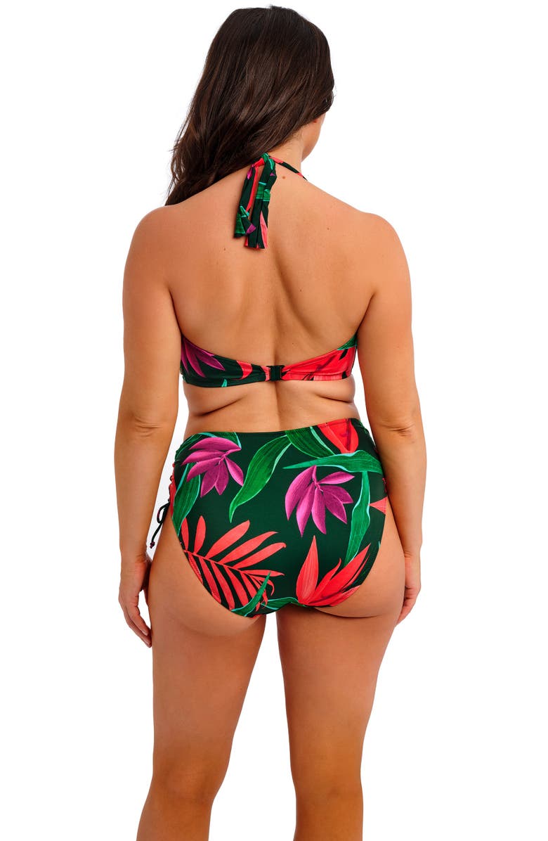 Fantasie Pichola High Waist Bikini Bottoms, Alternate, color, Mangrove