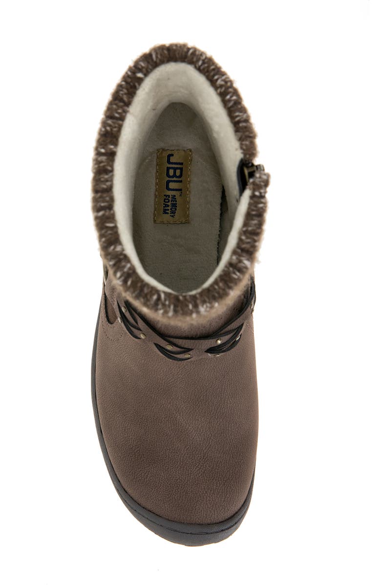 JBU Mayra Water Resistant Bootie, Alternate, color, Dark Brown