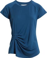 CITY BLUES Draped Crewneck T-Shirt