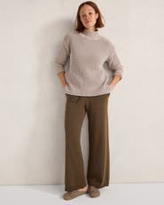 Haven Well Within Organic Cotton Knit Wide Leg Pants