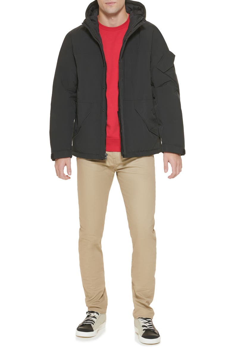 Levi's® Performance Storm Rain Jacket, Alternate, color, BLACK