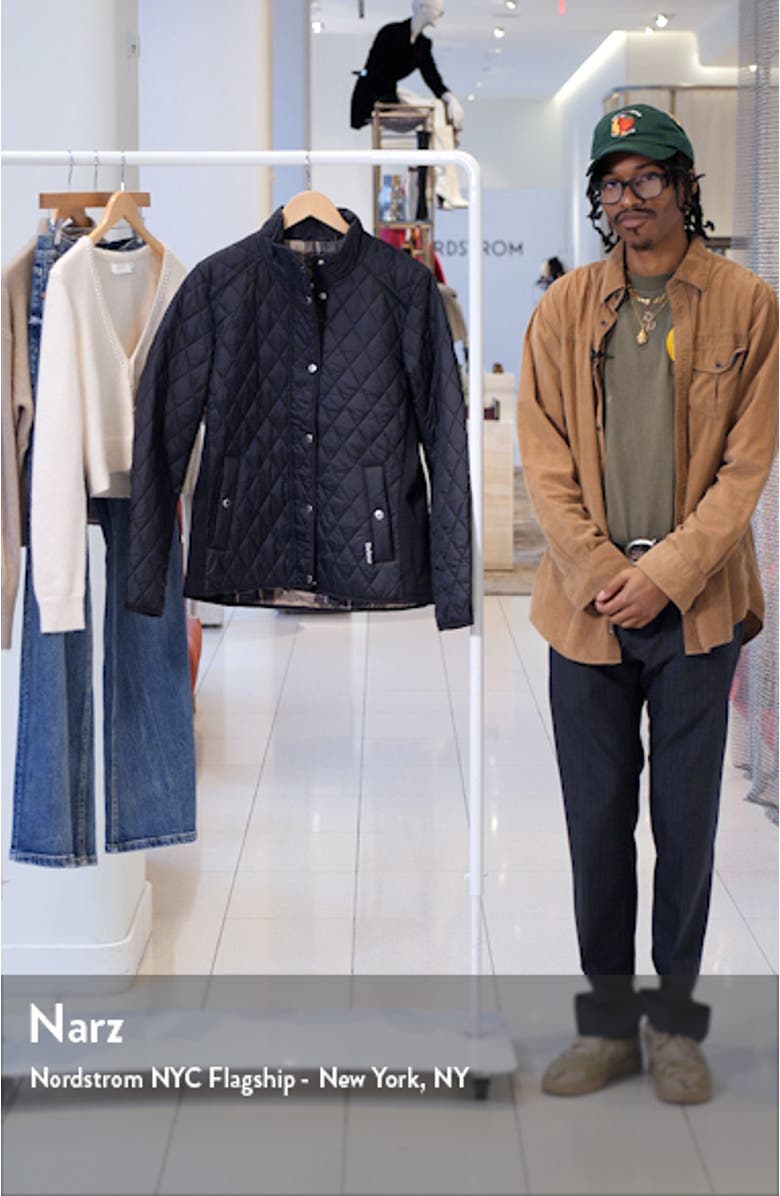 Yarrow Quilted Zip-Up Jacket, sales video thumbnail