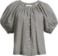DÔEN June Organic Cotton Gingham Top