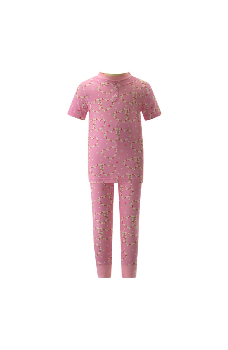 Rachel Riley Daisy Jersey Pyjamas, Main, color, 