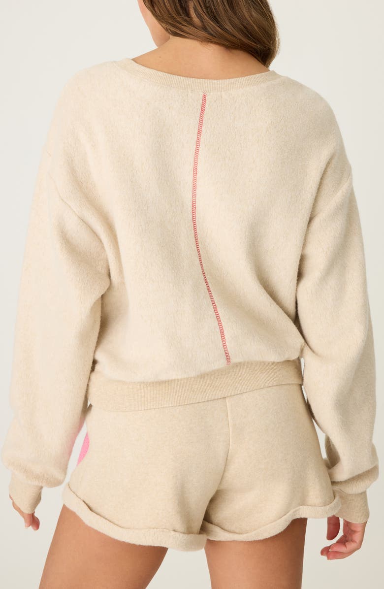 PJ Salvage For the Mama Sweatshirt, Alternate, color, Oatmeal