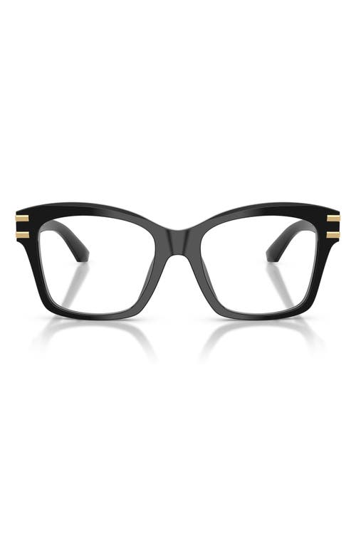 Dolce & Gabbana Womens Black Dg3419 Square-frame Acetate Optical Glasses In Black
