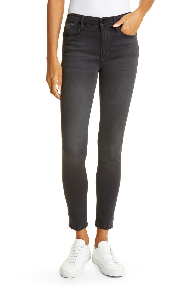 FRAME Le High Ankle Skinny Jeans, Main, color,