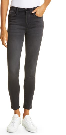 FRAME Denim Le High good Ankle Skinny Jeans In Gray