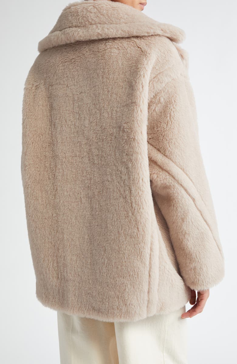 Max Mara Olga Teddy Short Coat, Alternate, color, 