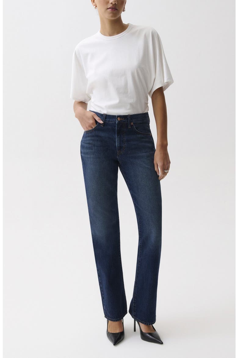 Dakota High Waist Bootcut Jeans, Alternate, color, SKYSCRAPER