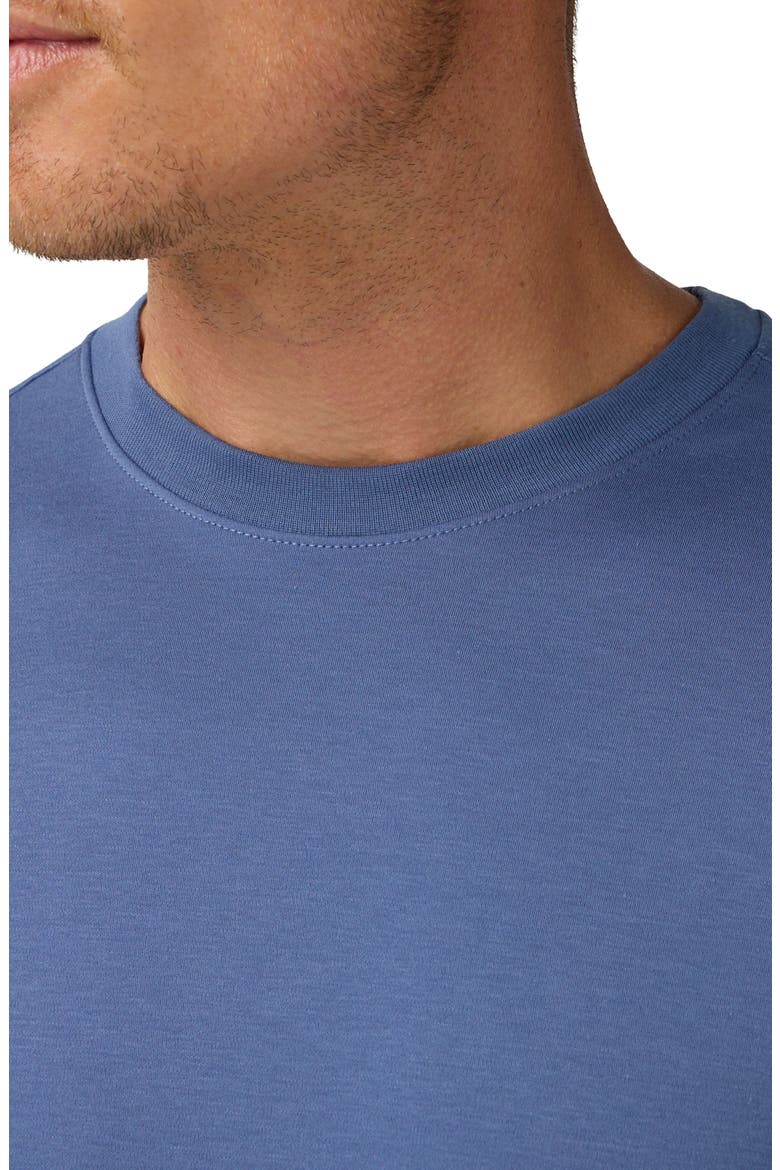 Palmer Solid Pima Cotton Crewneck T-Shirt, Alternate, color, COASTAL FJORD