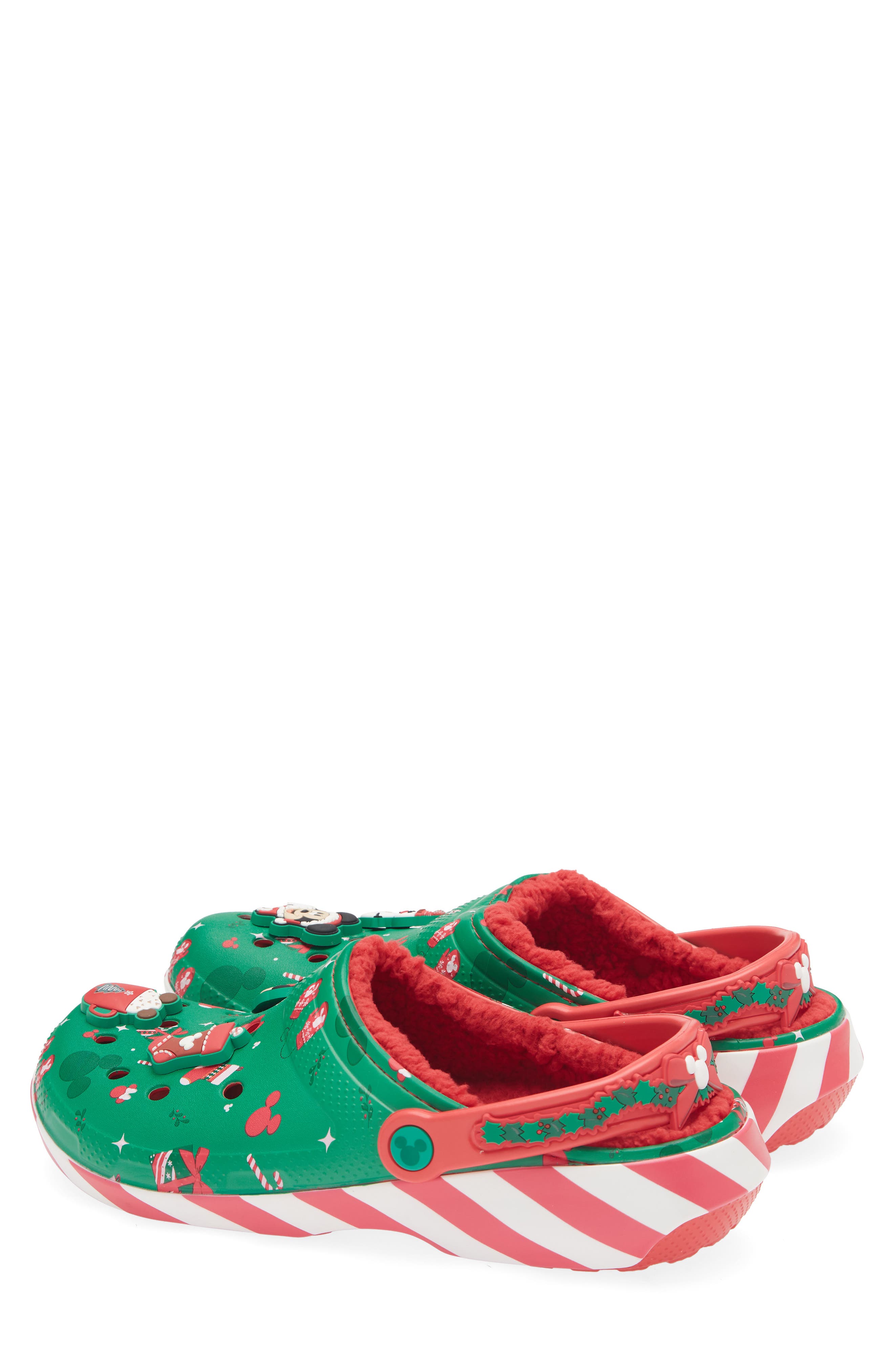 CROCS x Disney Mickey Christmas Lined Clog, Alternate, color, 