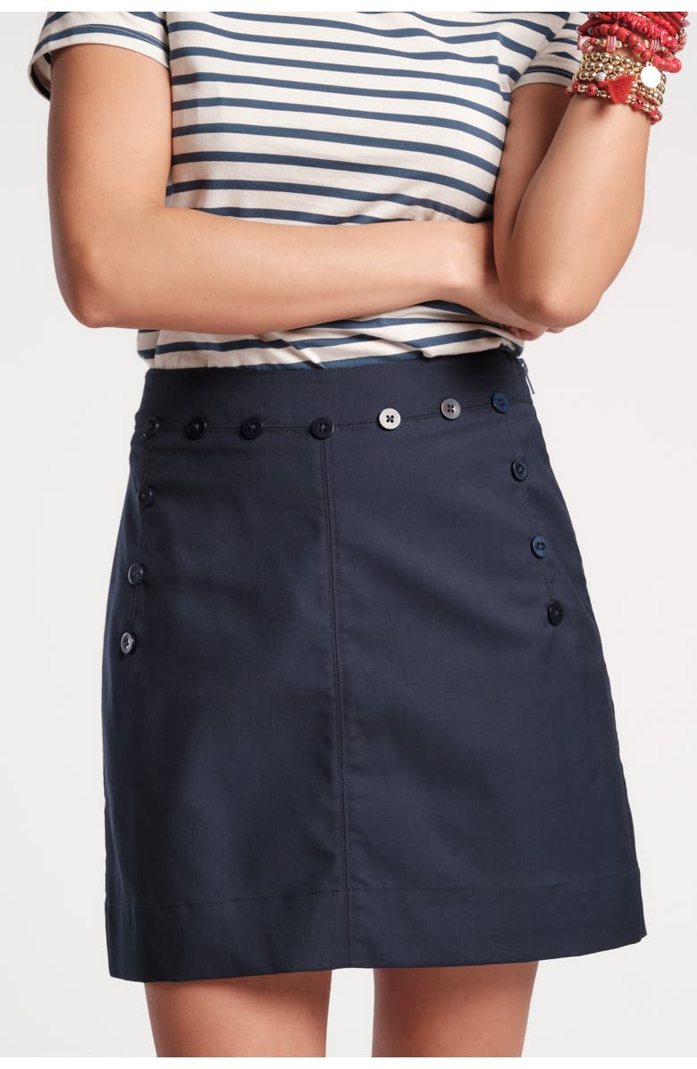 Frances Valentine Sailor Skirt, Main, color, Navy