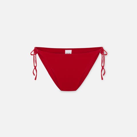 Terry Tie Side Bikini Bottom