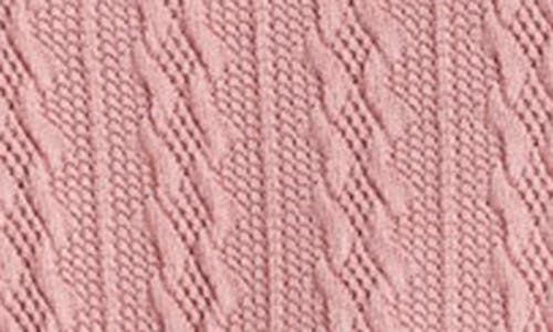 Supplies By Unionbay Noah Cable Stitch Top In Ash Rose