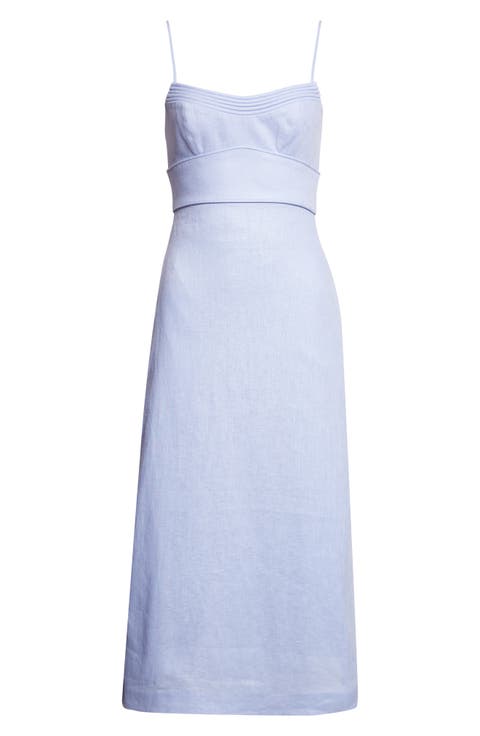 Kindred Spirit Luna Linen Midi Dress