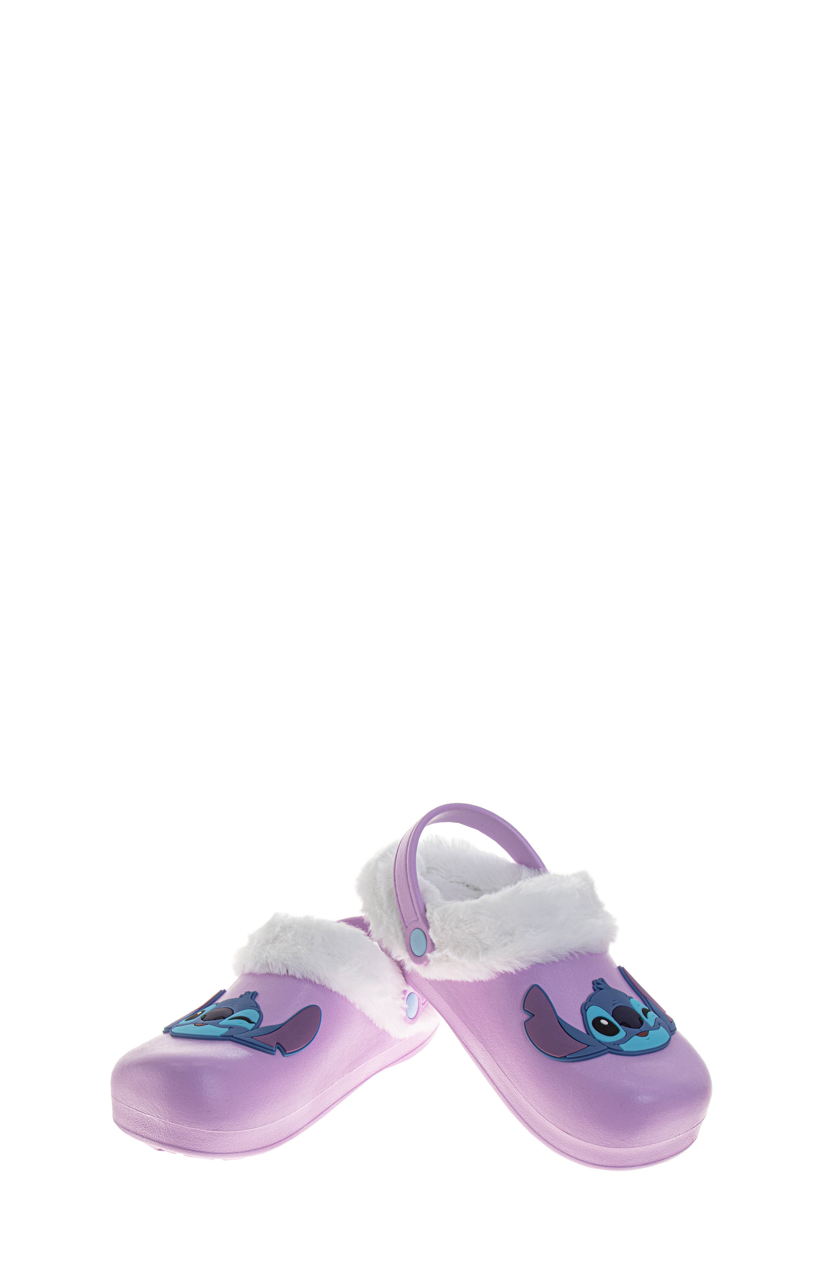 Kids' Lilo & Stitch Faux Fur Trimmed Clog, Main, color, LIL