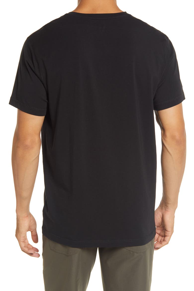 Short Sleeve Ever Henley, Alternate, color, BLACK