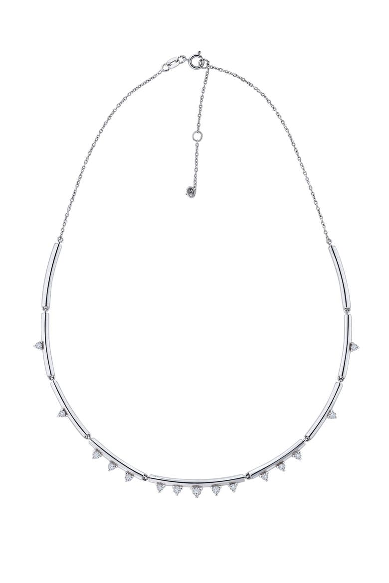 Uptown/Downtown Choker Necklace, Alternate, color, Silver