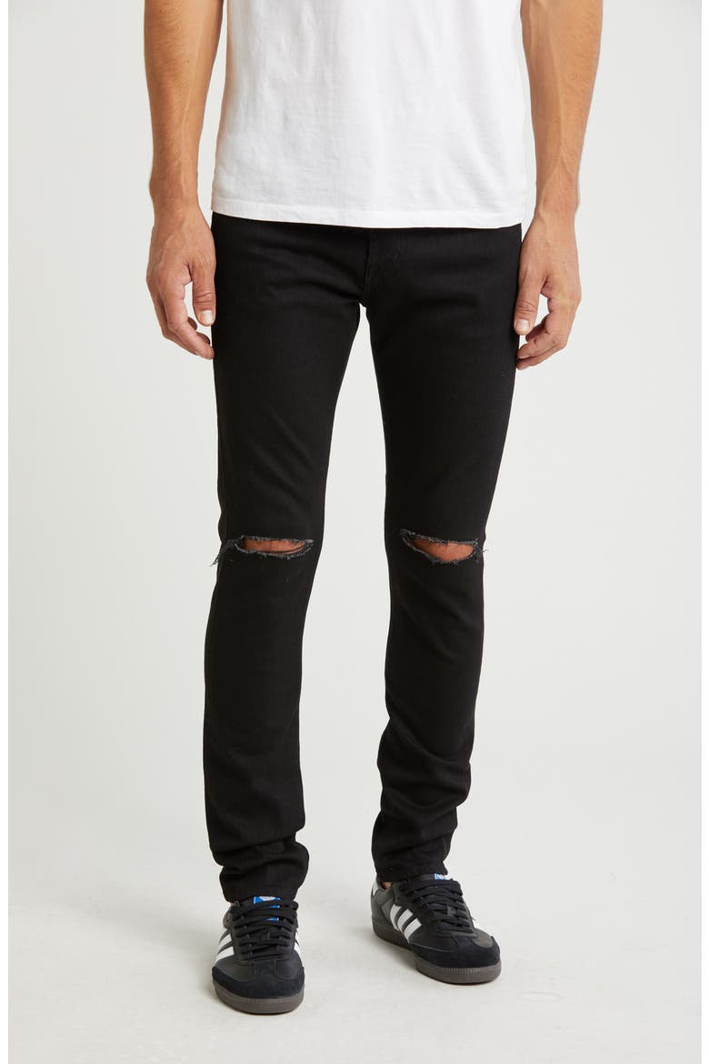 Dylan Skinny Fit Jeans, Main, color, DEEP PITCH