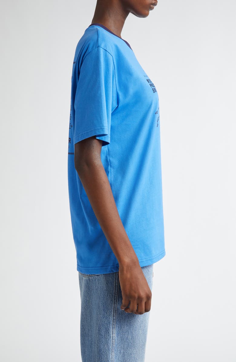 Wales Bonner Saturn Cotton Graphic T-Shirt, Alternate, color,