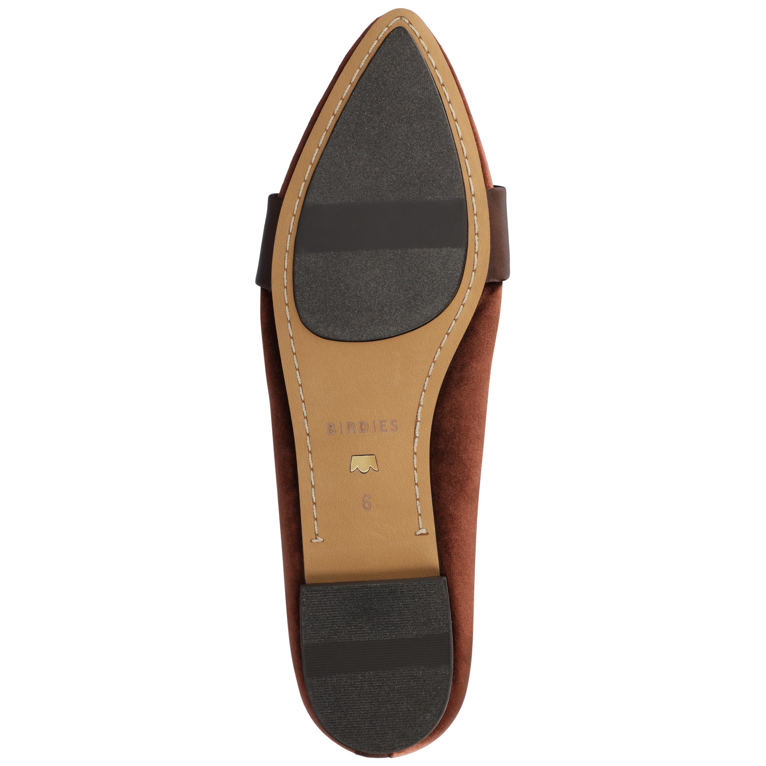 Birdies The Sparrow Loafer Velvet Jewel, Alternate, color, Brandy