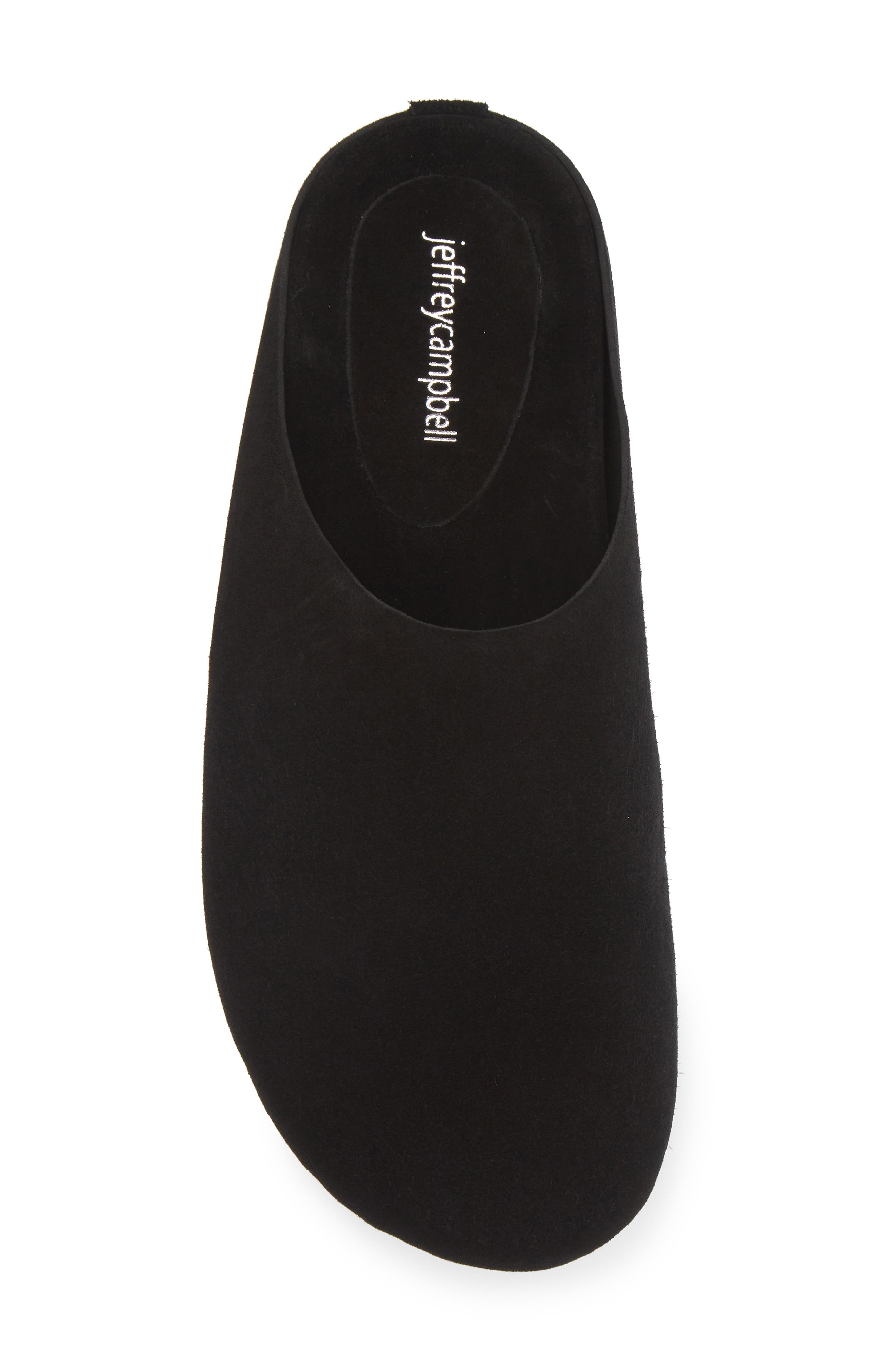 Content Suede Clog, Alternate, color, BLACK SUEDE