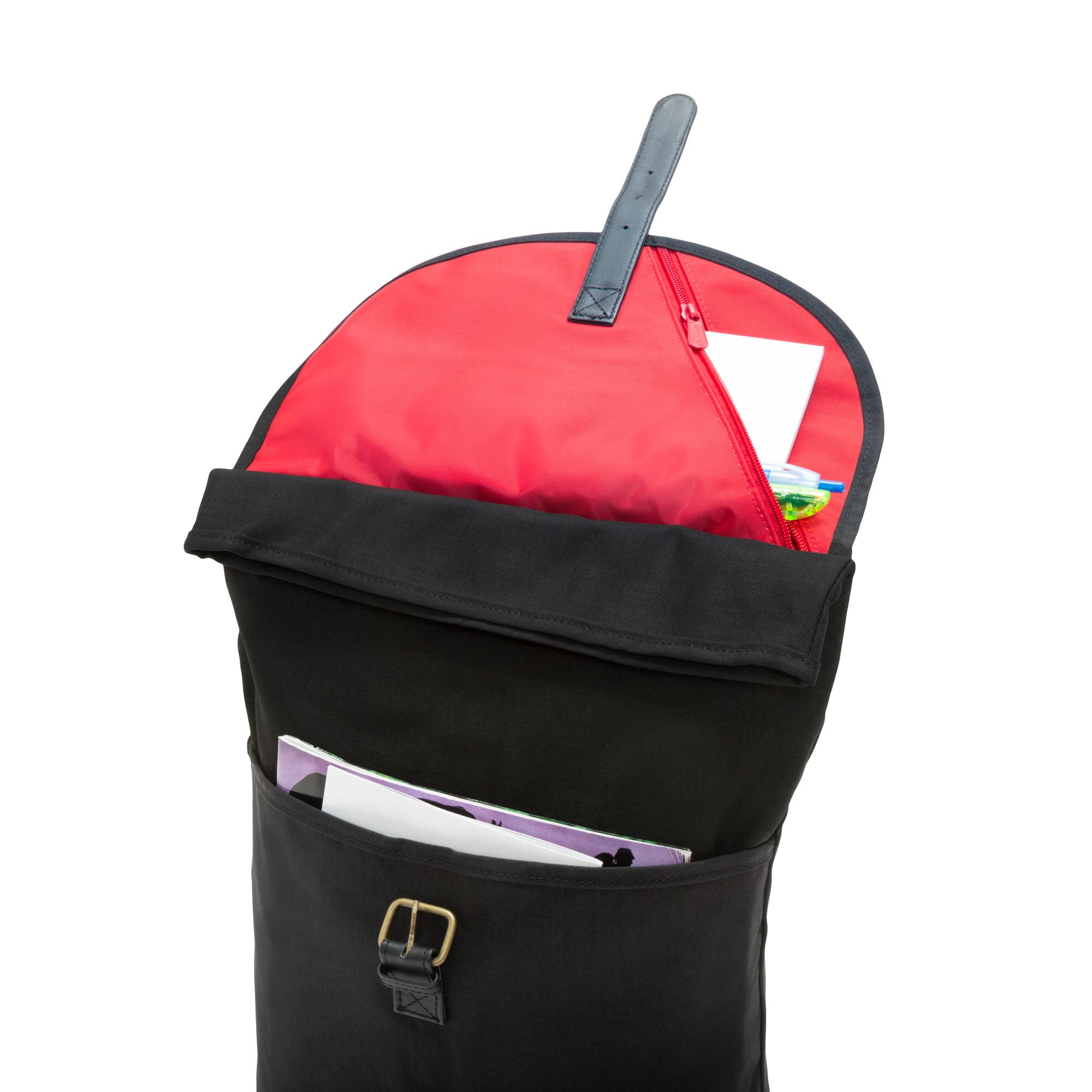 Token Waxed Nylon Bergen Backpack, Alternate, color, Black