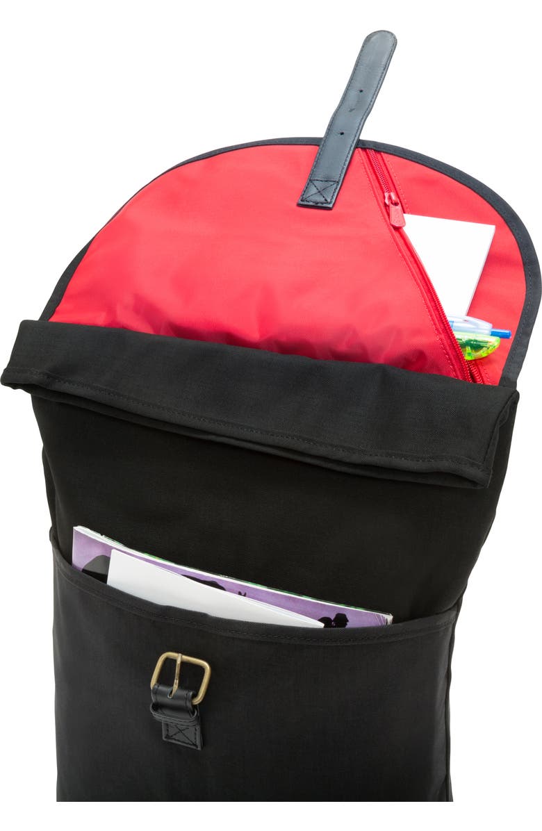 Token Waxed Nylon Bergen Backpack, Alternate, color, Black