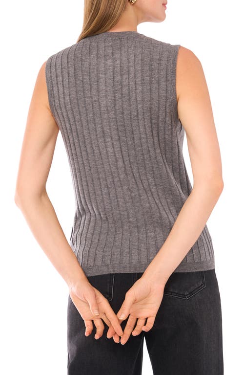 Halogen ® Button Sweater Tank In Gray