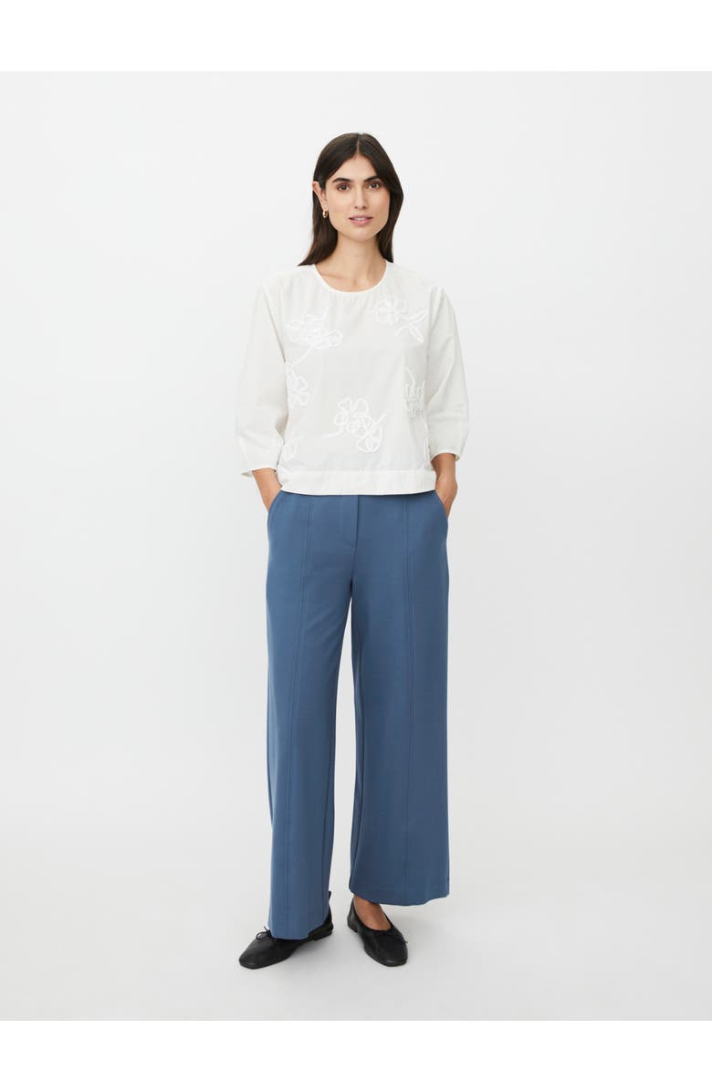 Masai Copenhagen MaDrenithra Embroidered Blouse, Alternate, color, Jet Stream