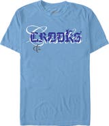 Crooks & Castles Men's Crooks & Castles Overlay Gothic Logo Graphic T-Shirt