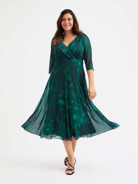 Helena Floral Midi Dress