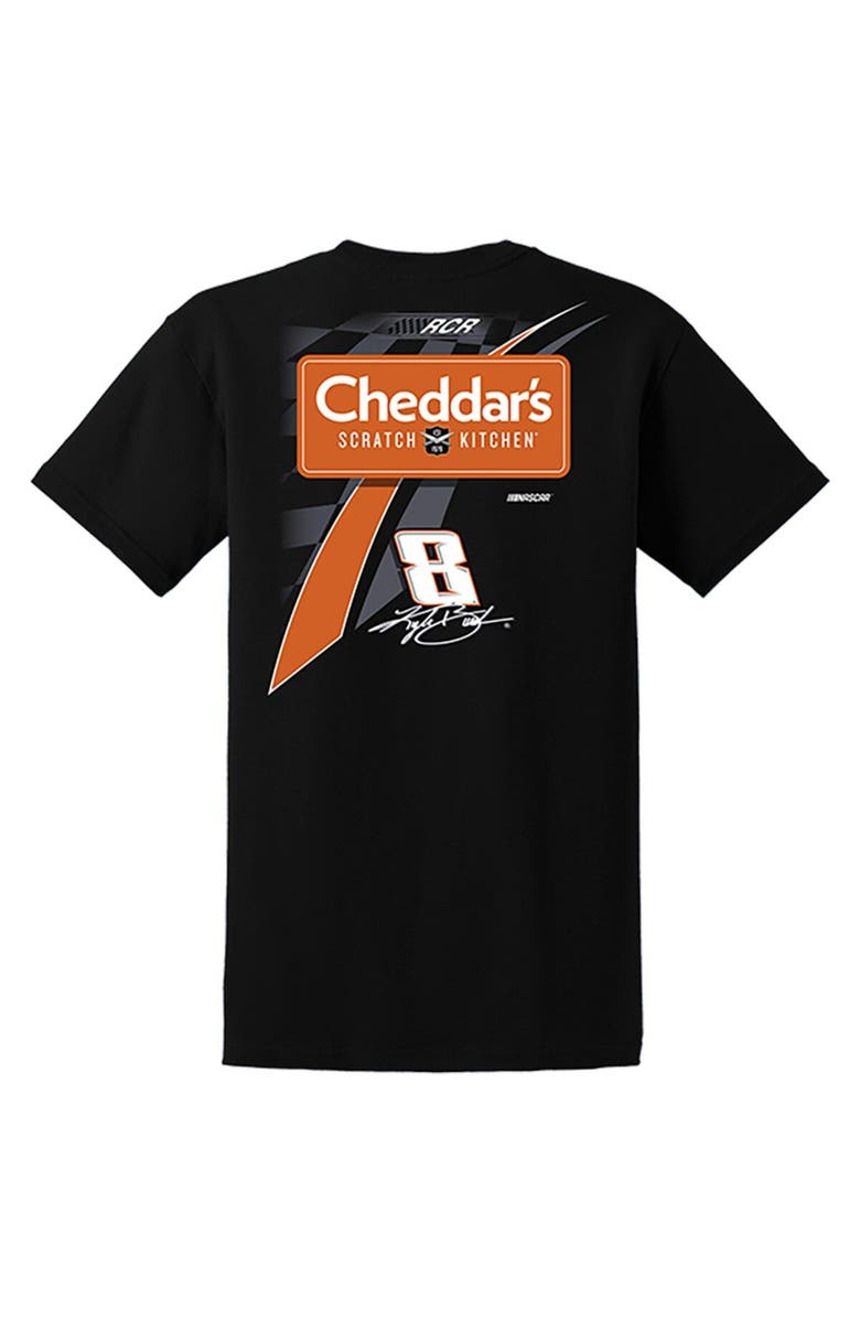 NASCAR Men's Richard Childress Racing Team Collection Black Kyle Busch Cheddar's Lifestyle T-Shirt, Alternate, color, Black