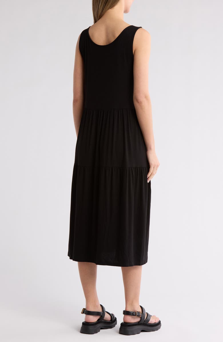 Eileen Fisher Tiered Jersey Tank Dress, Alternate, color, 
