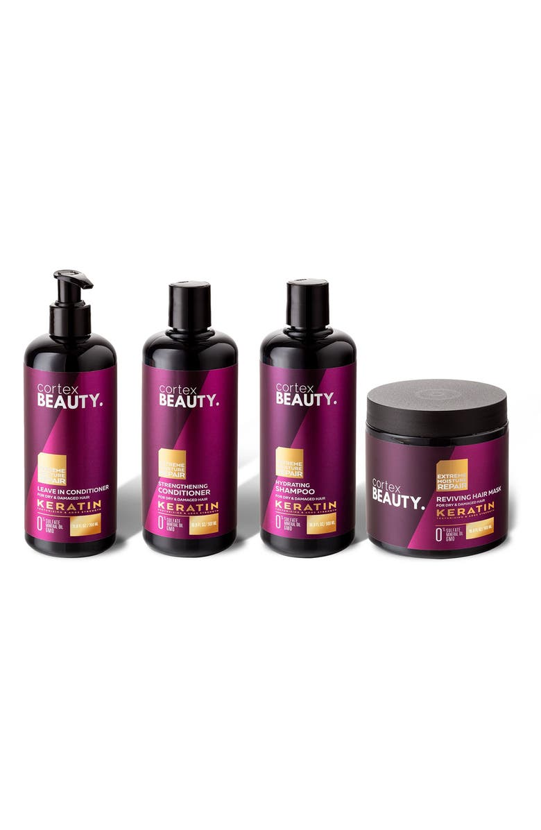 CORTEX BEAUTY Keratin Hydration 4-Piece Set $217 Value, Main, color,