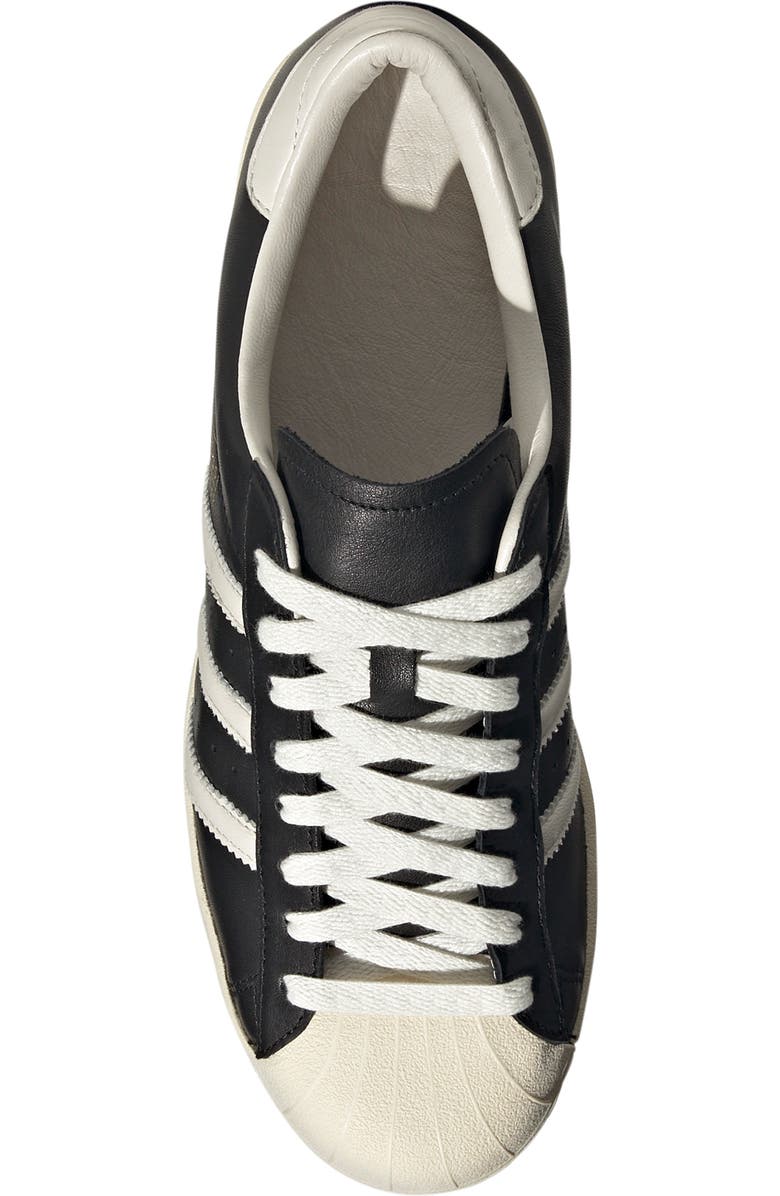 adidas Gender Inclusive Superstar Vintage Sneaker, Alternate, color, Black/ White/ Cream White