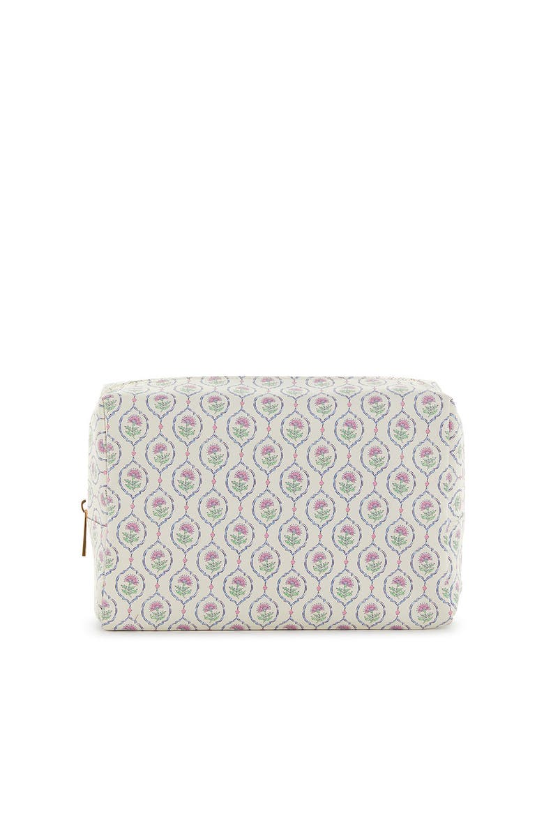 TRVL Design Antibes Cosmetic Bag, Main, color, Ivory