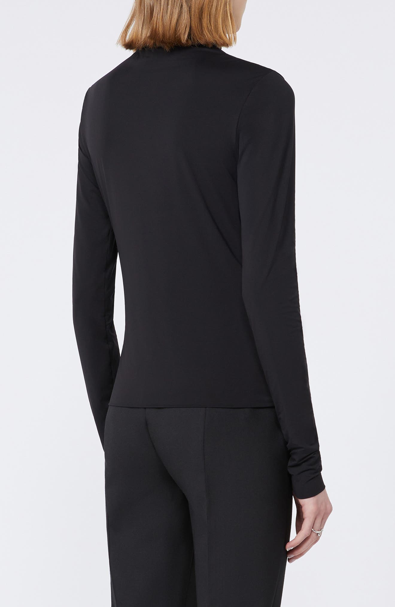 Stone Scrunch Neck Stretch Jersey Top - image 2