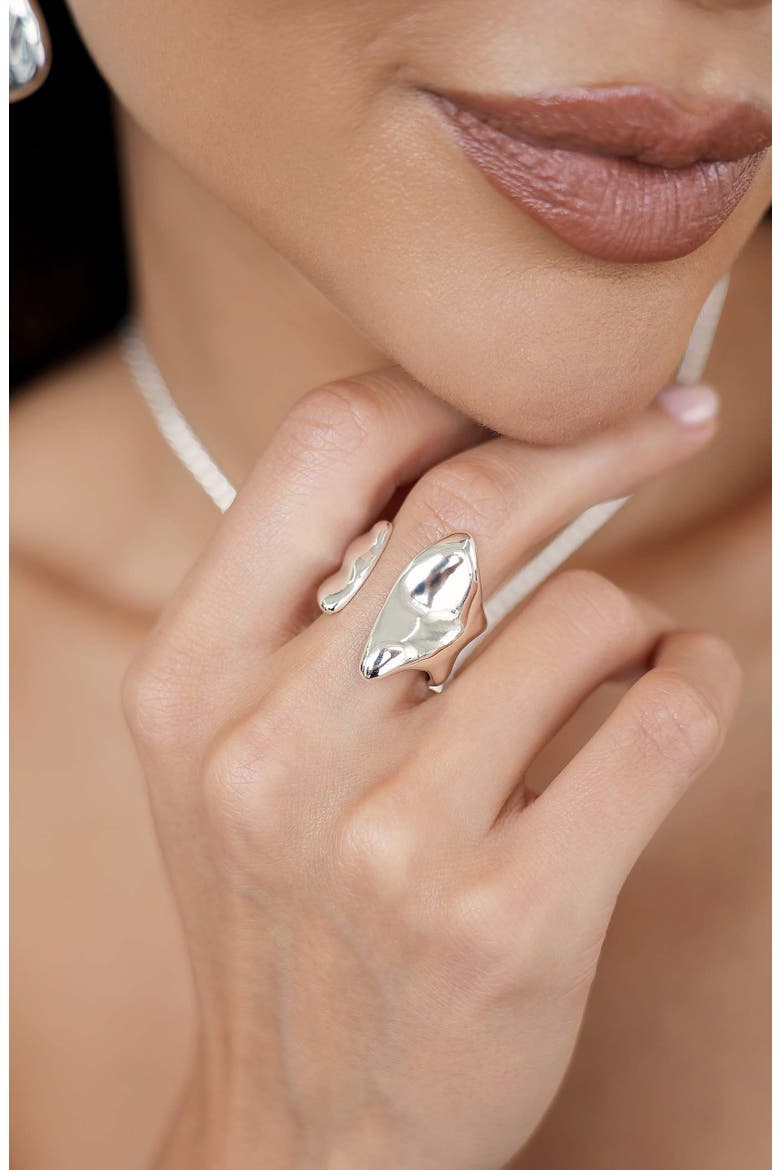 Liquid Luxe Ring, Alternate, color, SILVER